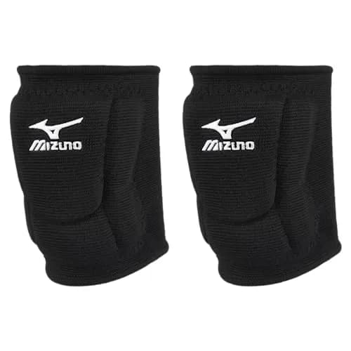 Mizuno LR6 Volleyball Kneepad, Black, Large | Volleyball Knee Protection for All Levels thumbnail 1