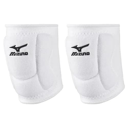 Mizuno LR6 Volleyball Kneepad, White, Large | Volleyball Knee Pads for Indian Courts thumbnail 1