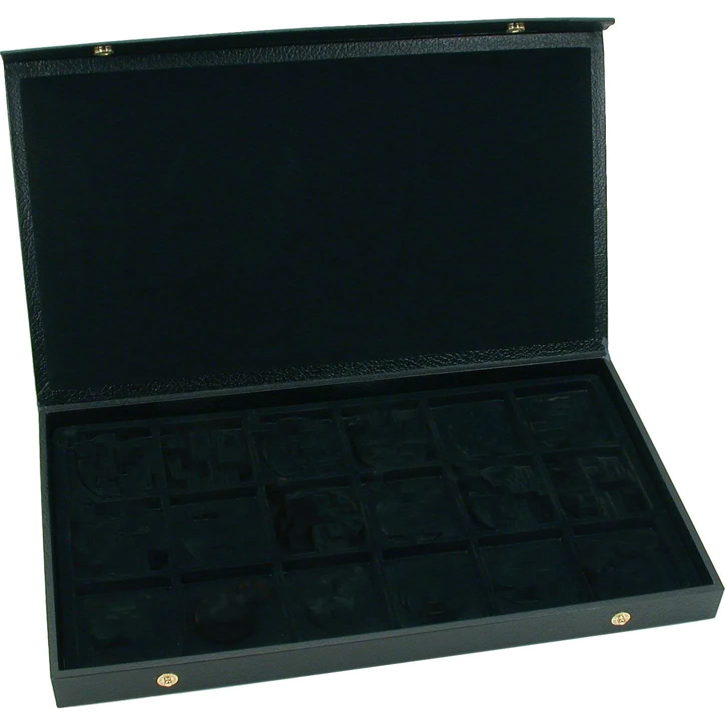 FindingKing Jewelry Storage Jewelry Box for 18 Watches | Faux Leather Organizer with 18 Compartments - main product image