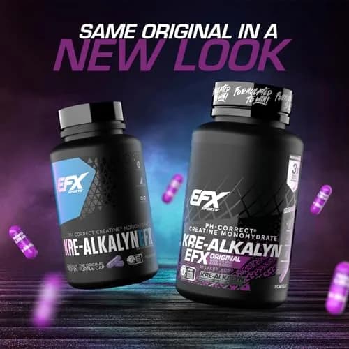 EFX Sports Kre-Alkalyn EFX Creatine Monohydrate Capsules | 60 Servings (120 Count) thumbnail 2