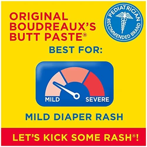 Boudreaux's Butt Paste Original Diaper Rash Cream Skin Protectant 4 Oz (118 ml) | Pharmacist-Developed for Instant Protection thumbnail 2
