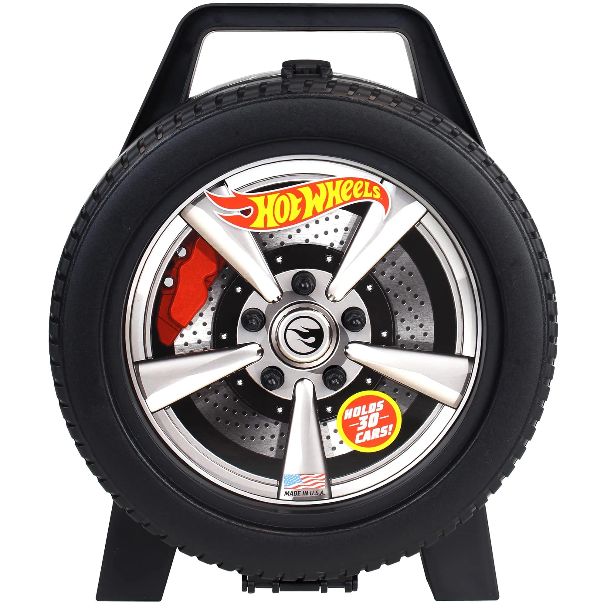 Tara Toys Hot Wheels 30-Car Storage Case with Handle, 21.59cm (8.5in) | Portable Toy Vehicle Organizer