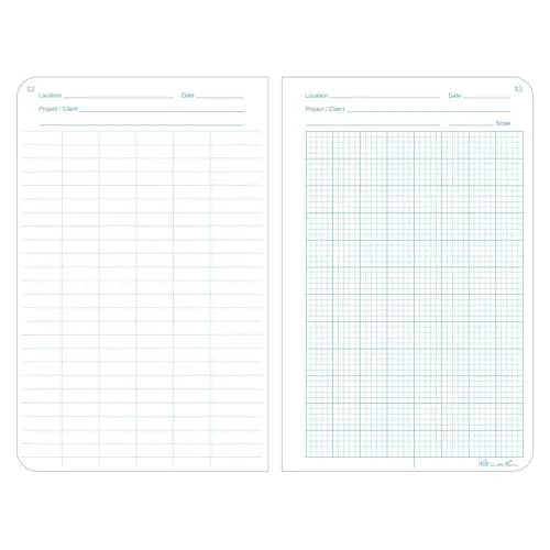 Rite in the Rain Weatherproof Hard Cover Notebook 4.75" x 7.5" (12cm x 19.1cm) | Geological Pattern, 80 Sheets thumbnail 2