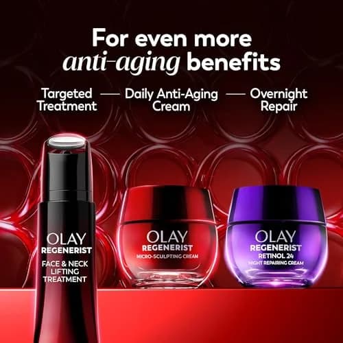 Olay Face Moisturizer Regenerist Micro-Sculpting Cream 1.7oz | Anti-Aging, Firming Skin Care thumbnail 9