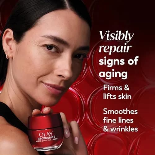 Olay Face Moisturizer Regenerist Micro-Sculpting Cream 1.7oz | Anti-Aging, Firming Skin Care thumbnail 3