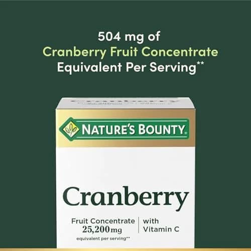 Nature's Bounty Cranberry Dietary Supplement 25,200Mg | Urinary & Immune Support thumbnail 3
