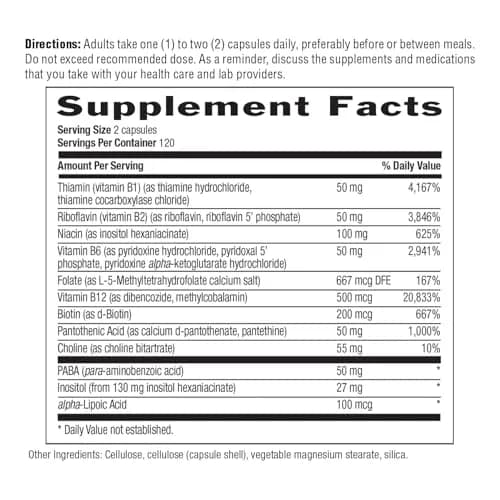 Country Life Coenzyme B-Complex 120 Capsules | Supports Energy & Brain Function thumbnail 7
