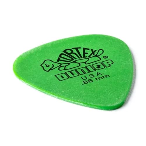 Jim Dunlop Tortex Standard Guitar Picks .88mm Green - 36 Pack | Bright Snappy Attack thumbnail 8