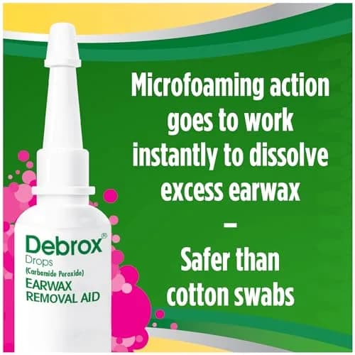 Debrox Ear Wax Removal Kit with Bulb Syringe & 0.5 Fl Oz Drops | Doctor Recommended Microfoaming Action thumbnail 4