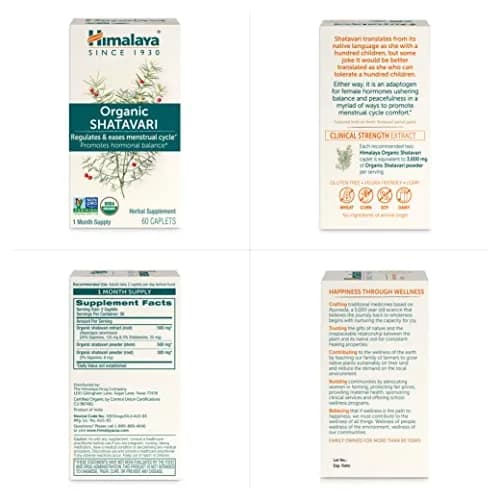 Himalaya Shatavari Capsules 1300 mg | Supports Hormone Balance & Menstrual Relief for Women thumbnail 7