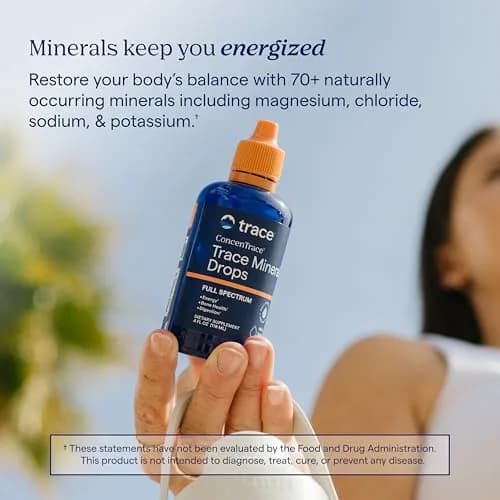 Trace Minerals ConcenTrace Mineral Drops 118ml (4 Fl Oz) | Ionic Minerals for Energy & Hydration thumbnail 5