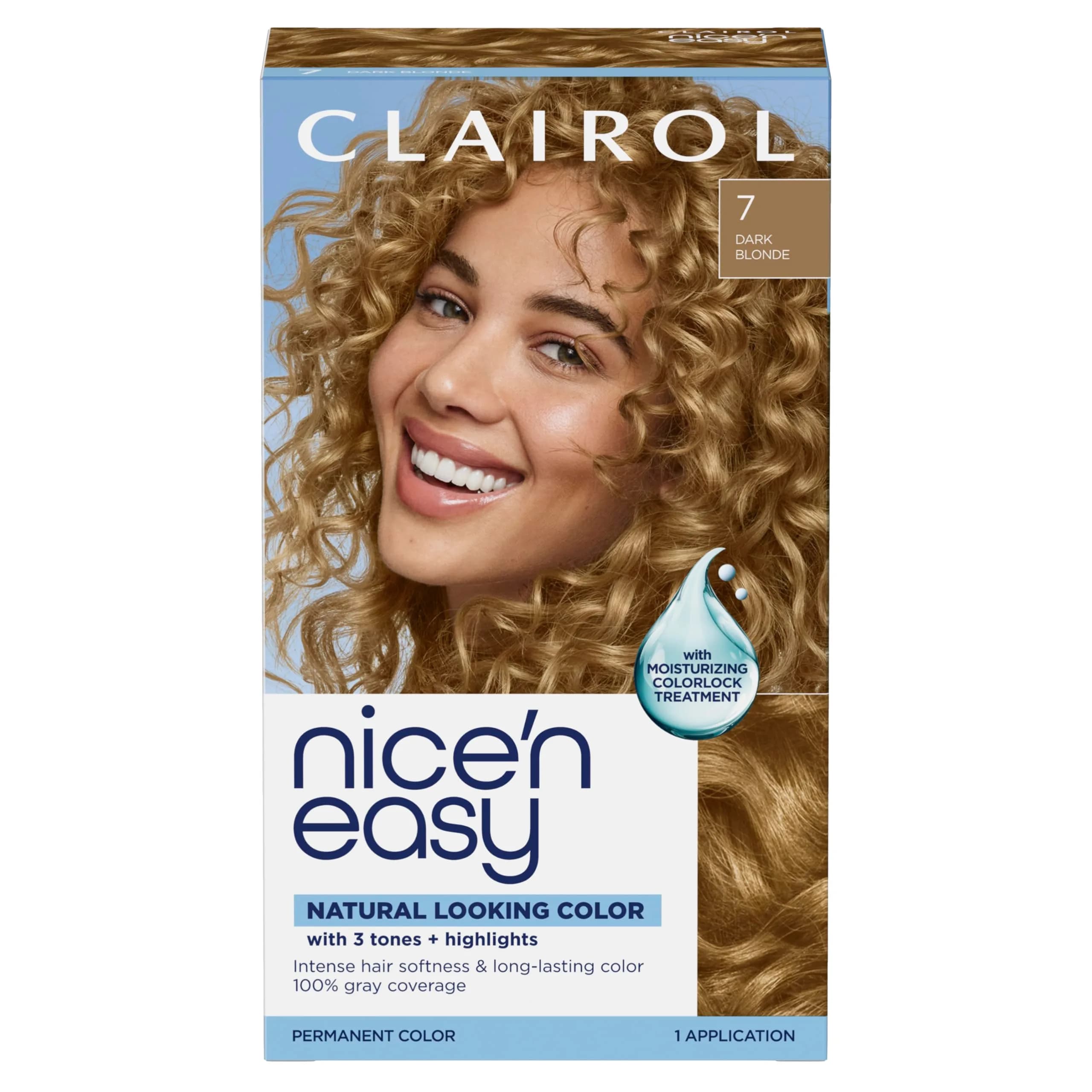 Clairol Nice'n Easy Permanent Hair Dye 5R Medium Auburn - Single Pack — 7 Dark Blonde / 6.26 Fl Oz