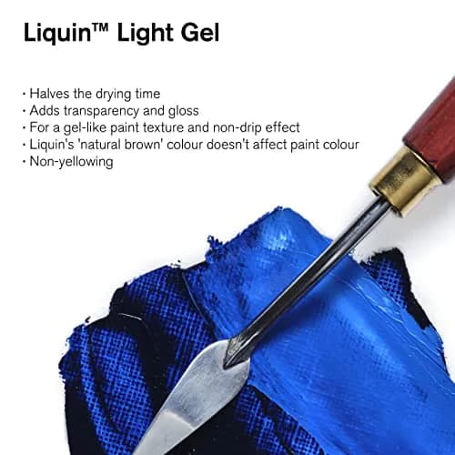 Winsor & Newton Liquin Light Gel Medium 250ml (8.4 Fl Oz) | Speeds Drying for Oil Paints thumbnail 2