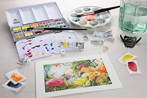 Schmincke HORADAM AQUARELL Watercolor Set 12 Colors | Finest German Artist Watercolors thumbnail 5