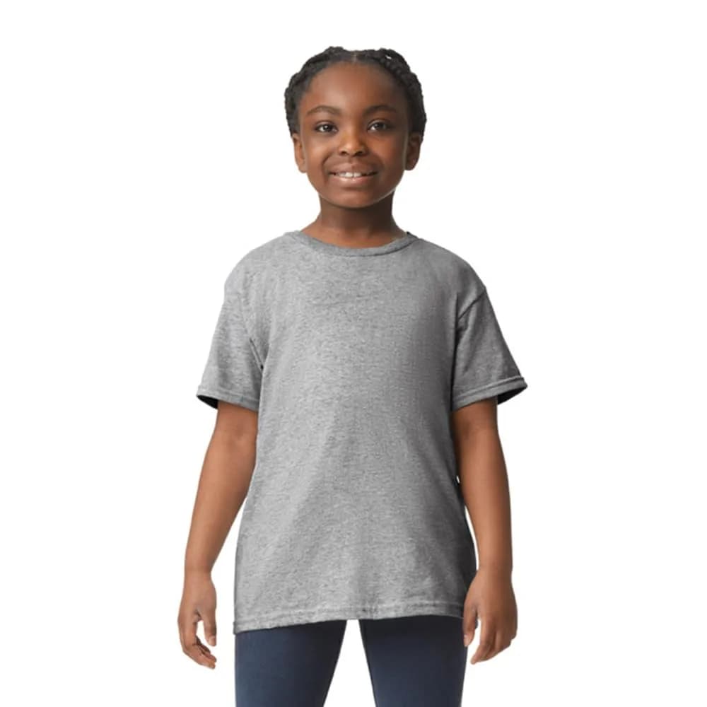 Gildan Heavy Cotton T-Shirt G800B Sport Grey XL | Classic 100% Cotton Jersey - main product image