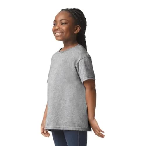 Gildan Heavy Cotton T-Shirt G800B Sport Grey XL | Classic 100% Cotton Jersey thumbnail 3