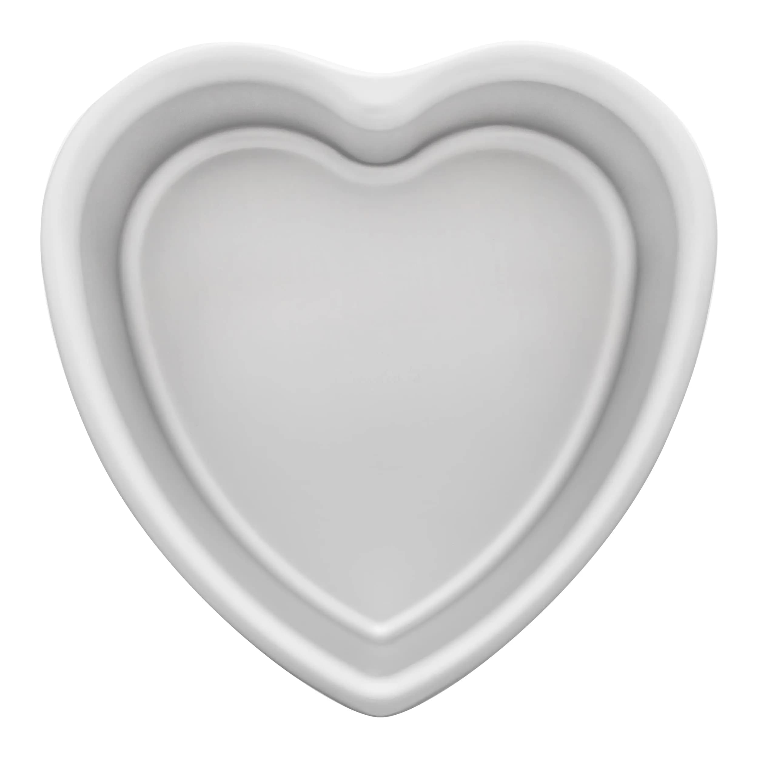 Fat Daddio's PHT-83 Anodized Aluminum Heart Cake Pan, 8 x 3 Inch | Deep, Durable Bakeware for Special Occasions