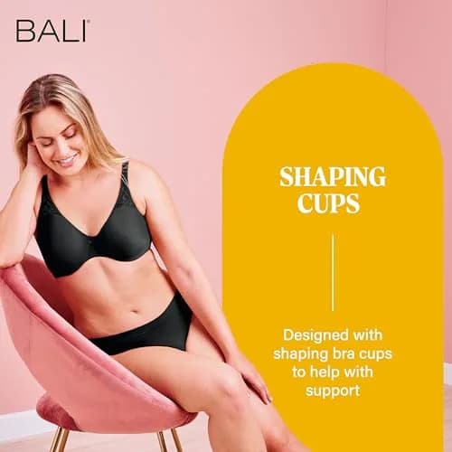 Bali Passion for Comfort Underwire Minimizer Bra 38DDD | Supports & Shapes thumbnail 7