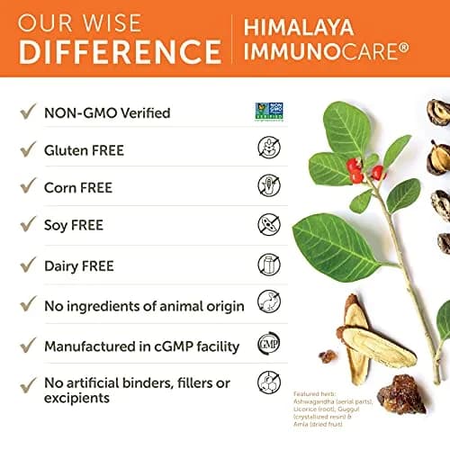 Himalaya ImmunoCare Herbal Immune Supplement, 840 mg | Supports Immunity & Seasonal Defense thumbnail 5