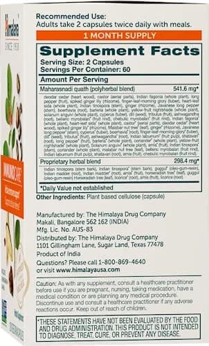 Himalaya ImmunoCare Herbal Immune Supplement, 840 mg | Supports Immunity & Seasonal Defense thumbnail 2