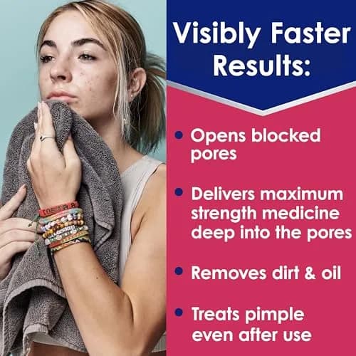 Clearasil Rapid Rescue Deep Treatment Acne Face Pads, Maximum Strength 2% Salicylic Acid, 90 Count thumbnail 2