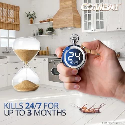 Combat Roach Killing Bait Stations for Large Roaches, Kills the Nest, 8 Count | EPA Registered Pesticide thumbnail 8