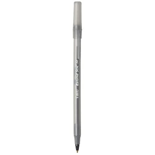 BIC Round Stic Xtra Life Ballpoint Pen, 60-Count Black Ink | Ultra Long Lasting & Consistent Flow thumbnail 7