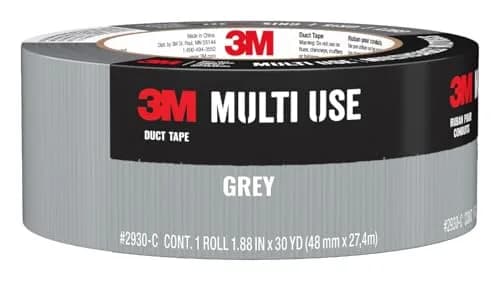 3M Multi-Use Duct Tape 1.88 in x 30 yd | Waterproof, Strong Adhesive, Indoor Gray thumbnail 1