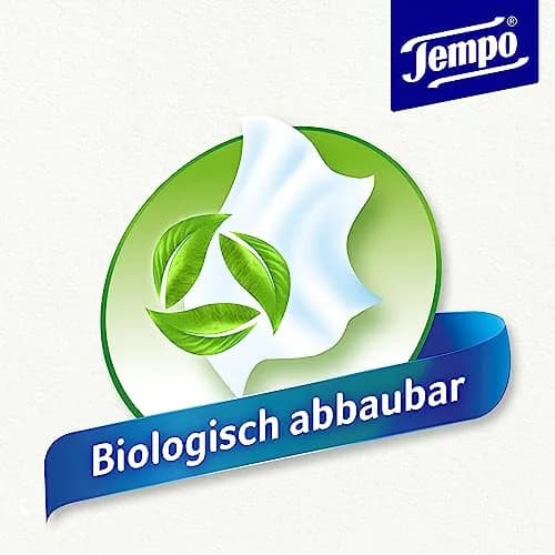 Tempo 4-Ply Cotton Touch Facial Tissues, 300 Sheets (30 Packs of 10) | Germany's Most Popular Pocket Tissues thumbnail 5