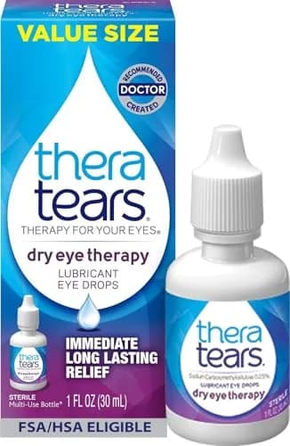 TheraTears Dry Eye Therapy Lubricating Eye Drops 30ml (1 Fl Oz) | Ophthalmologist-Created for Lasting Relief thumbnail 1