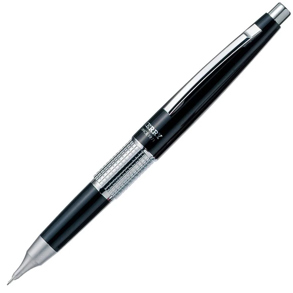 Pentel Sharp Kerry Mechanical Pencil 0.5mm Olive Green Body | Writing Instrument for Students — Black