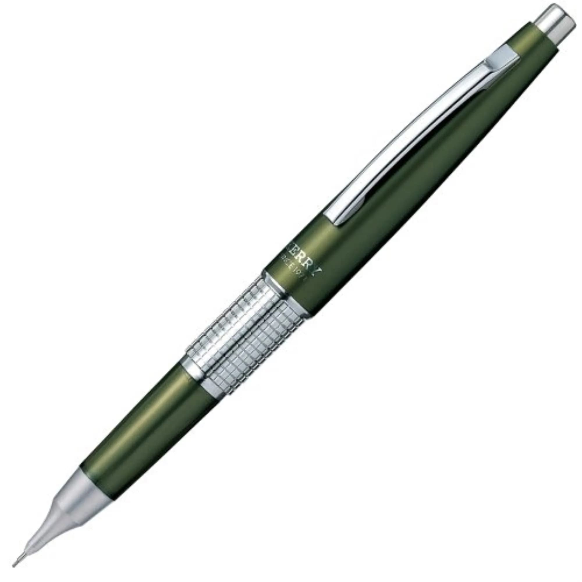 Pentel Sharp Kerry Mechanical Pencil 0.5mm Olive Green Body | Writing Instrument for Students - main product image