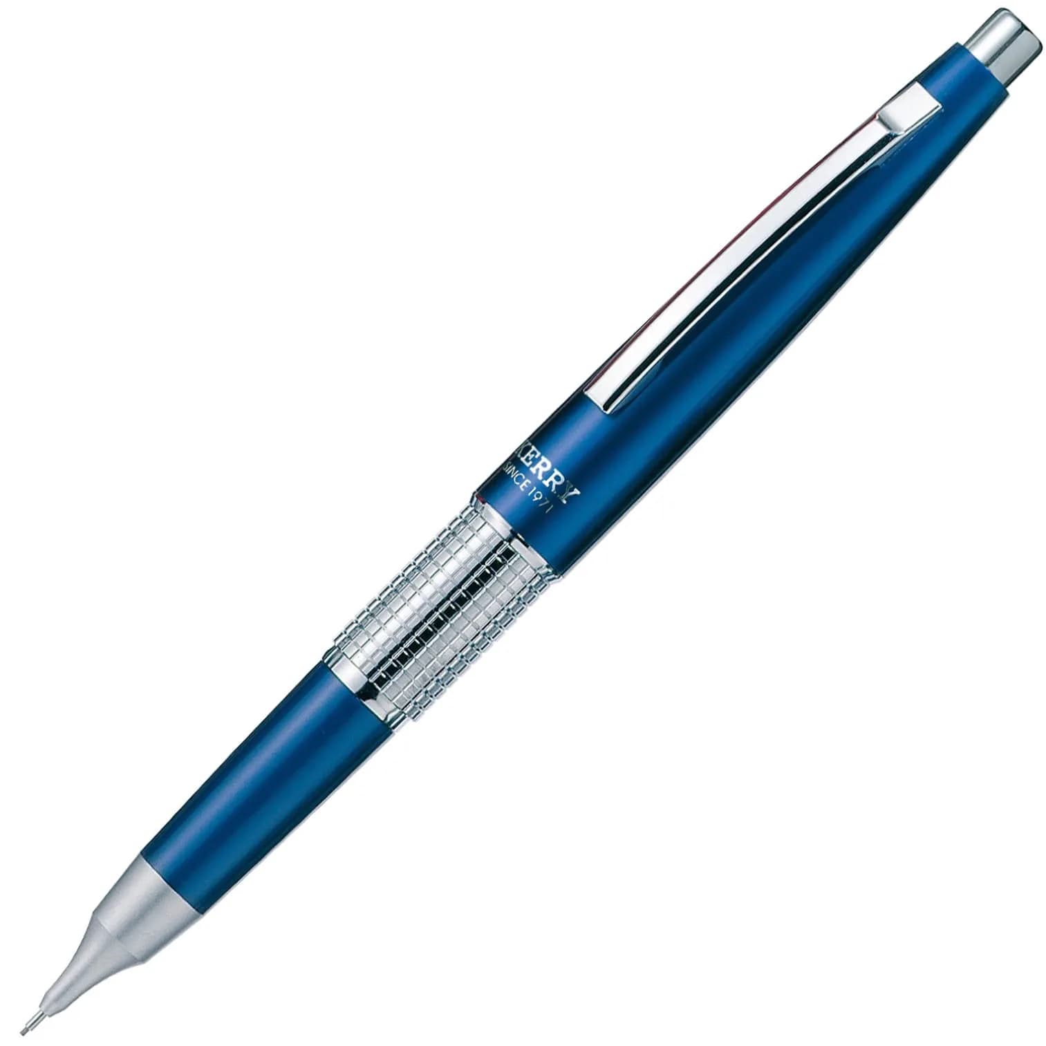 Pentel Sharp Kerry Mechanical Pencil 0.5mm Olive Green Body | Writing Instrument for Students — Blue