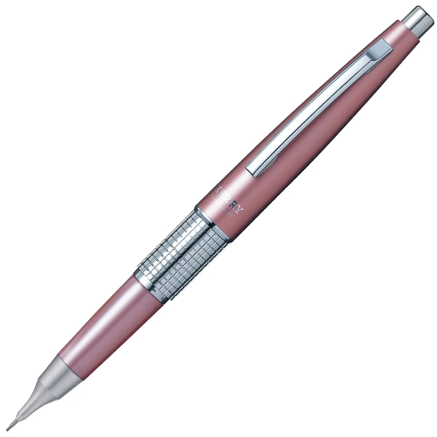 Pentel Sharp Kerry Mechanical Pencil 0.5mm Olive Green Body | Writing Instrument for Students — Rose Body