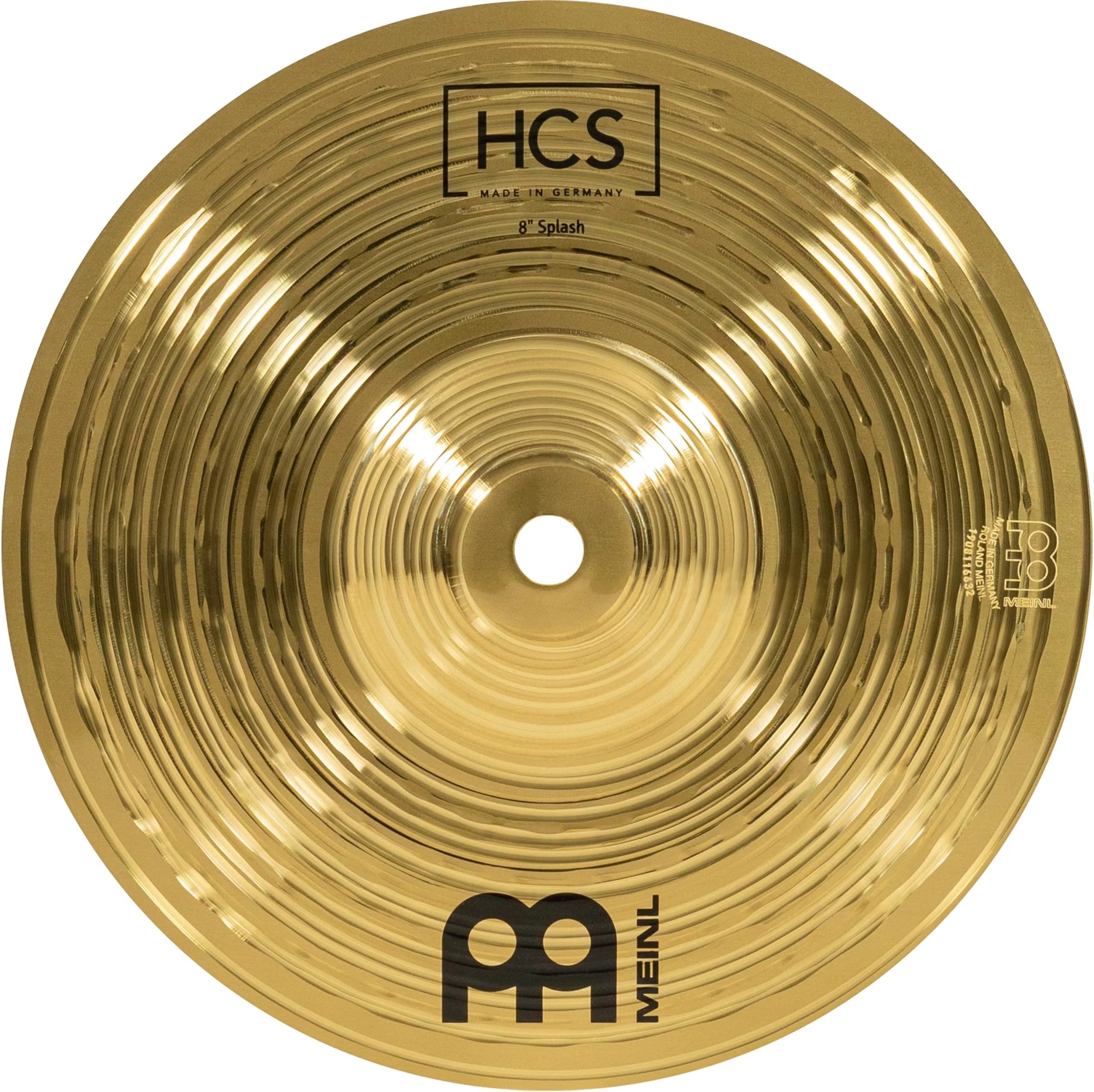 Meinl Percussion HCS 8" Splash Cymbal — German Brass Alloy | Bright, Quick Accent - main product image