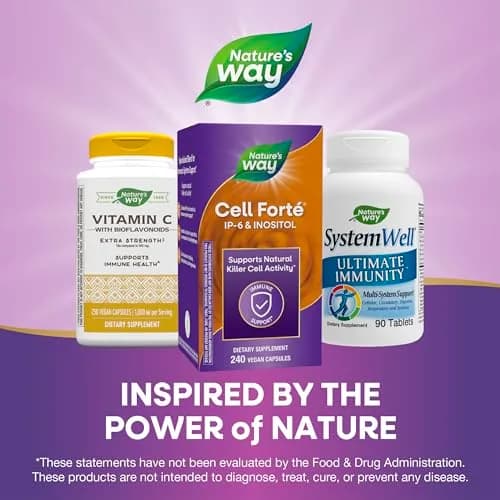 Nature's Way Cell Forté IP-6 & Inositol Capsules 240 Count thumbnail 6