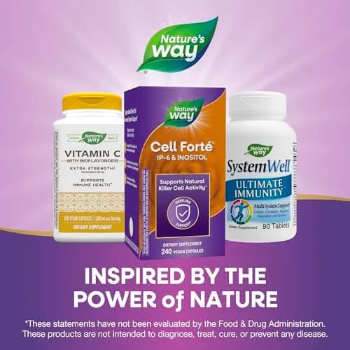 Nature's Way Cell Forté IP-6 & Inositol Capsules 240 Count thumbnail 7