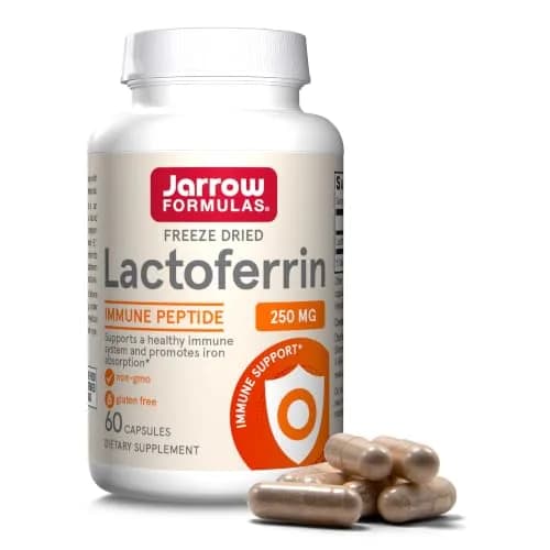 Jarrow Formulas Lactoferrin Immune Support 250 mg Capsules | 60 Count (156g) thumbnail 1