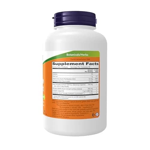 NOW Supplements Prostate Support w/Standardized Saw Palmetto 180 Softgels | Supports Prostate Function & Health thumbnail 2