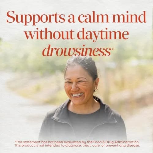 Nature's Way L-Theanine Stress Relief 60 ct | Fast-Acting Relaxation Support thumbnail 3