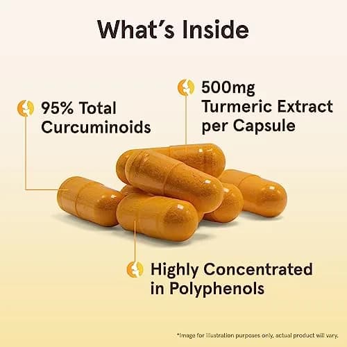 Jarrow Formulas Curcumin 95 Turmeric Extract Supplement 120 Capsules | Joint Support & Antioxidant Protection thumbnail 3