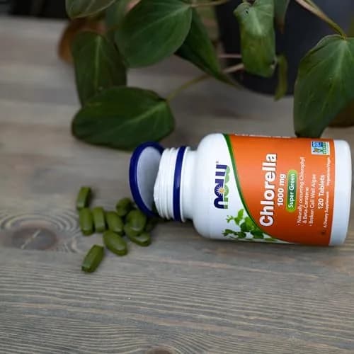 NOW Supplements Chlorella 1,000 mg | Super Green Microalgae Tablets for Detox & Energy thumbnail 7