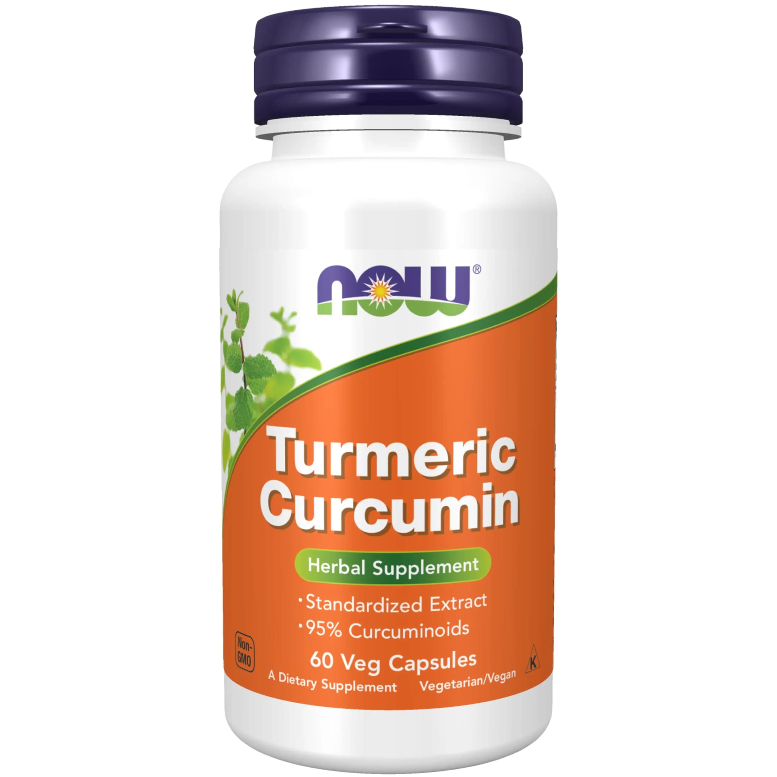 NOW Supplements, Turmeric Curcumin, 95% Curcuminoids, 60 Veg Caps | Bioactive Turmeric Extract for Inflammation & Wellness
