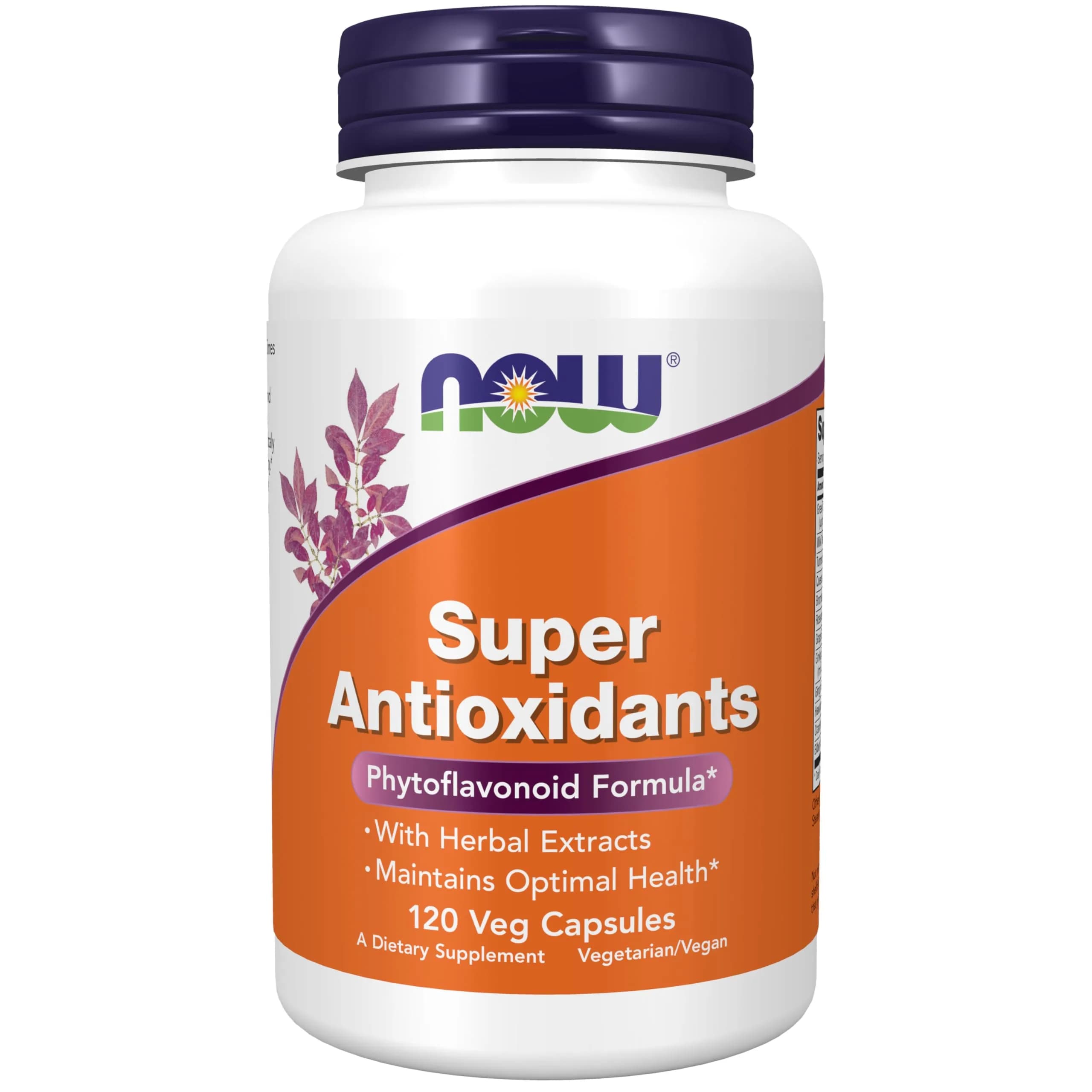 NOW Super Antioxidants with Herbal Extracts 120 Veg Capsules | Vegan Formula for Optimal Health - main product image