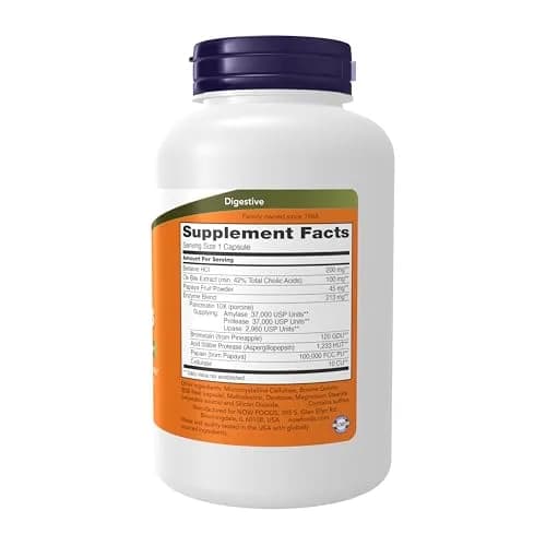 NOW Foods Super Enzymes Digestive Enzymes 180 Capsules | Supports Healthy Digestion thumbnail 2