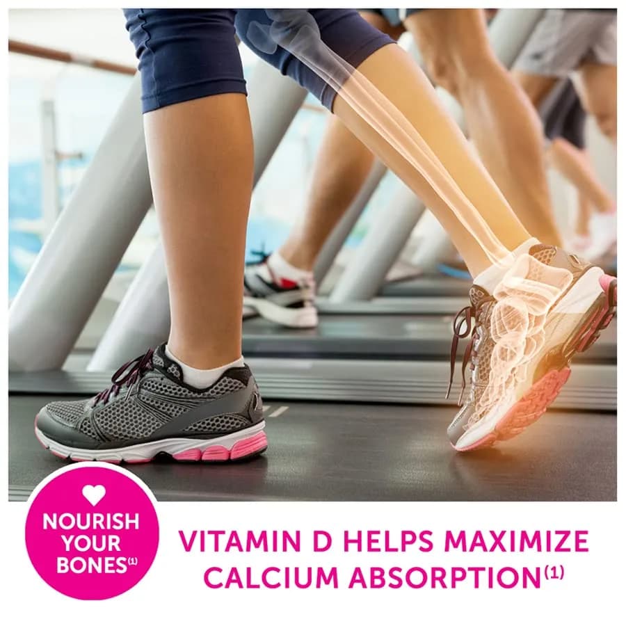 Caltrate 600 Plus D3 Calcium and Vitamin D Supplement Tablets 200 Count | Bone Health Support with High Vitamin D3 thumbnail 4