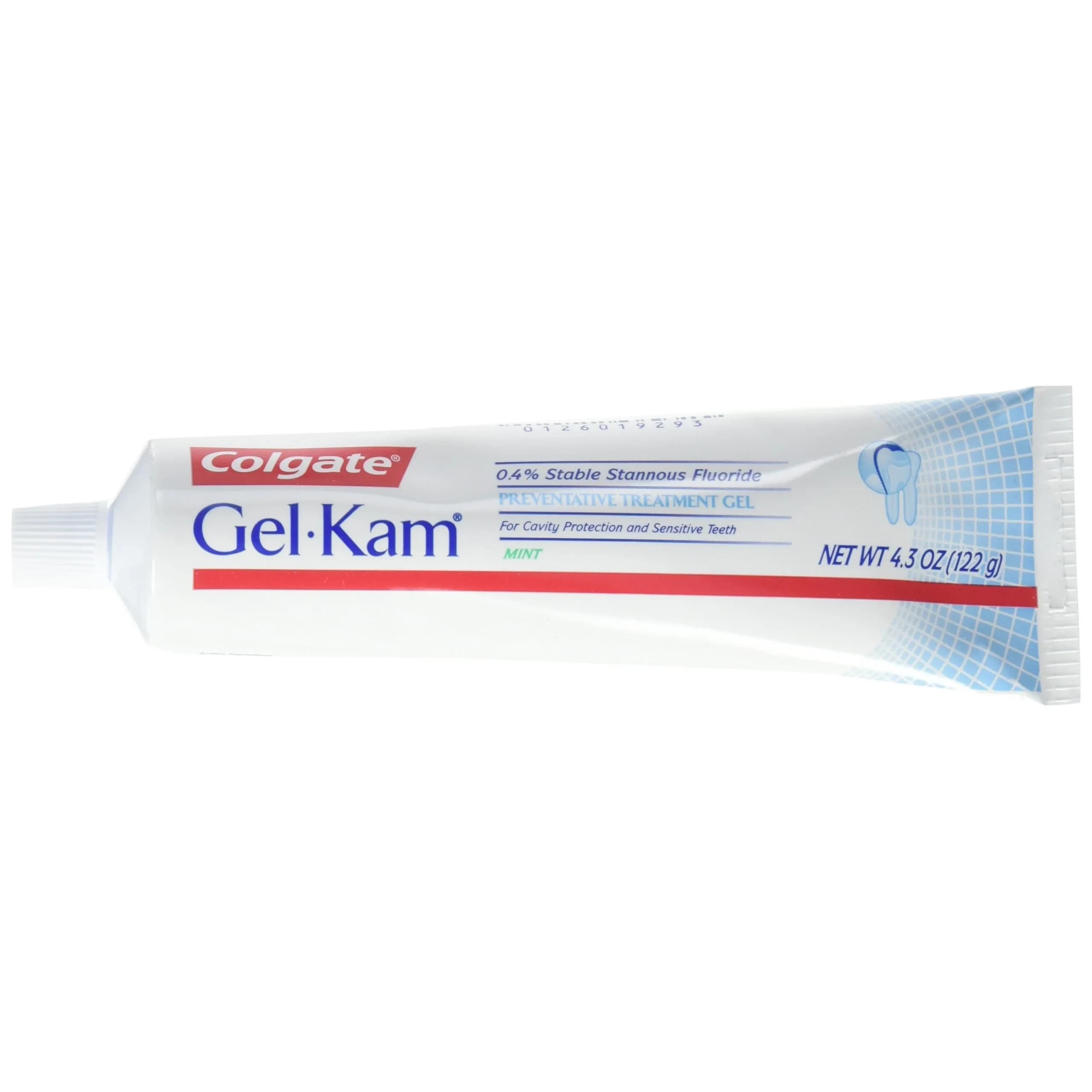 Colgate Gel-Kam Fluoride Preventive Treatment Gel Mint 119.1ml (4 Fl Oz) | Cavity Protection & Sensitivity Relief - main product image