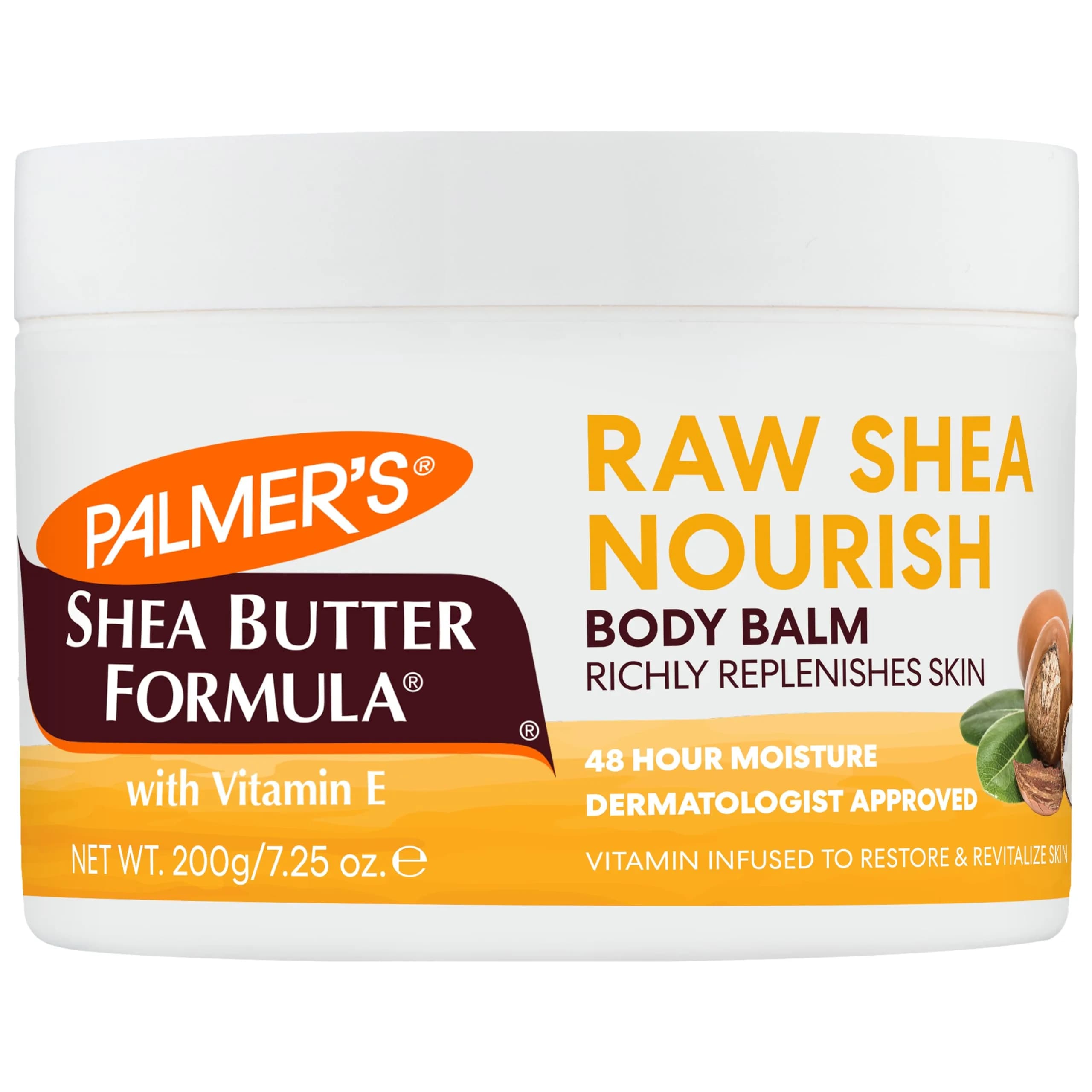 Palmer's Raw African Shea Body Butter Balm 210g (7.25 Oz) | Deeply Nourishes Dry Skin for 48 Hours - main product image
