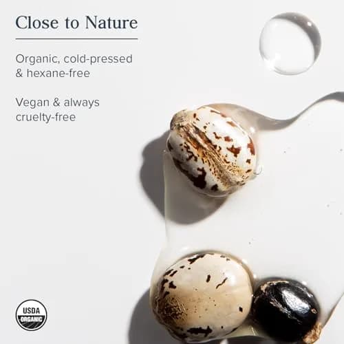 HERITAGE STORE USDA Organic Cold Pressed Castor Oil 473ml (16 fl oz) | Pure Hair & Skin Treatment thumbnail 3