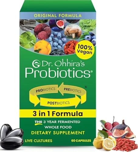 Dr. Ohhira's Probiotic-Prebiotic-Postbiotic Capsules 60 Count (Vegan) | Supports Digestive & Gut Health thumbnail 1
